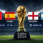 Ingresso de Argentina e Inglaterra na semifinal da Copa supera R$ 14 mil