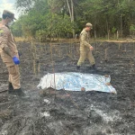 Homem é encontrado morto e parcialmente carbonizado após incêndio em Piracanjuba