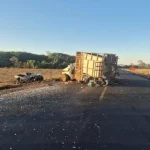 Motorista morre após colisão frontal entre carro e caminhonete na GO-178, em Goiás