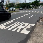 Prefeitura reforça sinalização de “Direita Livre” em 84 cruzamentos de Goiânia