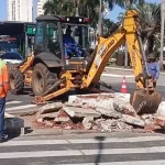 Após registros de acidentes, Prefeitura de Goiânia retira muretas da Praça Cívica